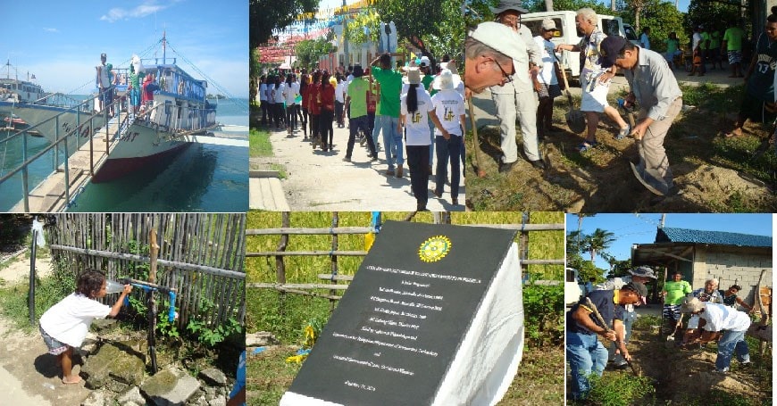 Donation for the Philippines Supported by Australian Corporations and the Rotary Club of Brighton Beach, Australia
